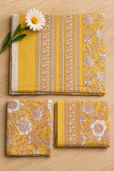 Bedsheets : Noor Bedsheet king size (Handblock)