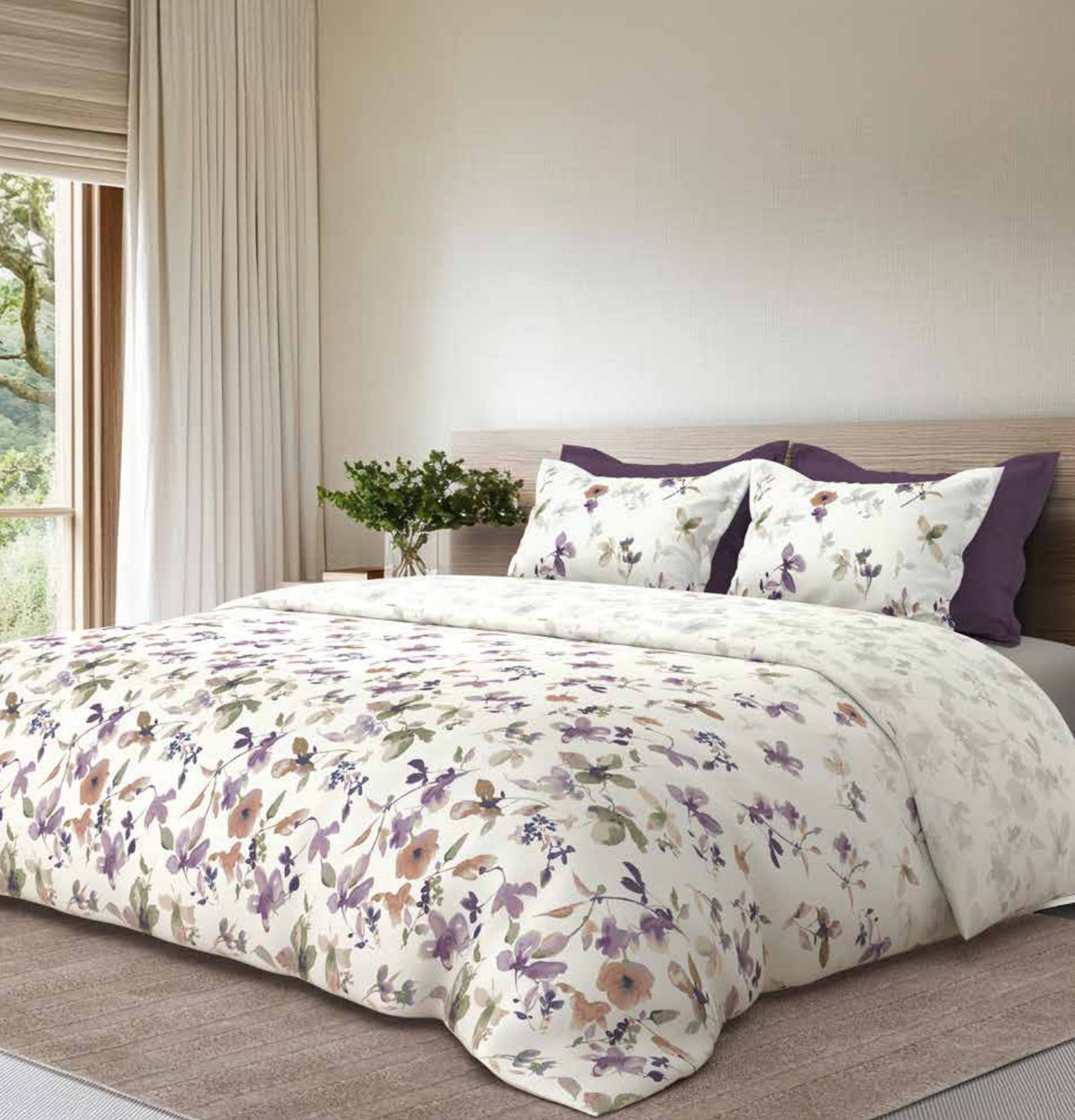 Bedsheets - king bedsheet set - printed premium soft cotton digital print