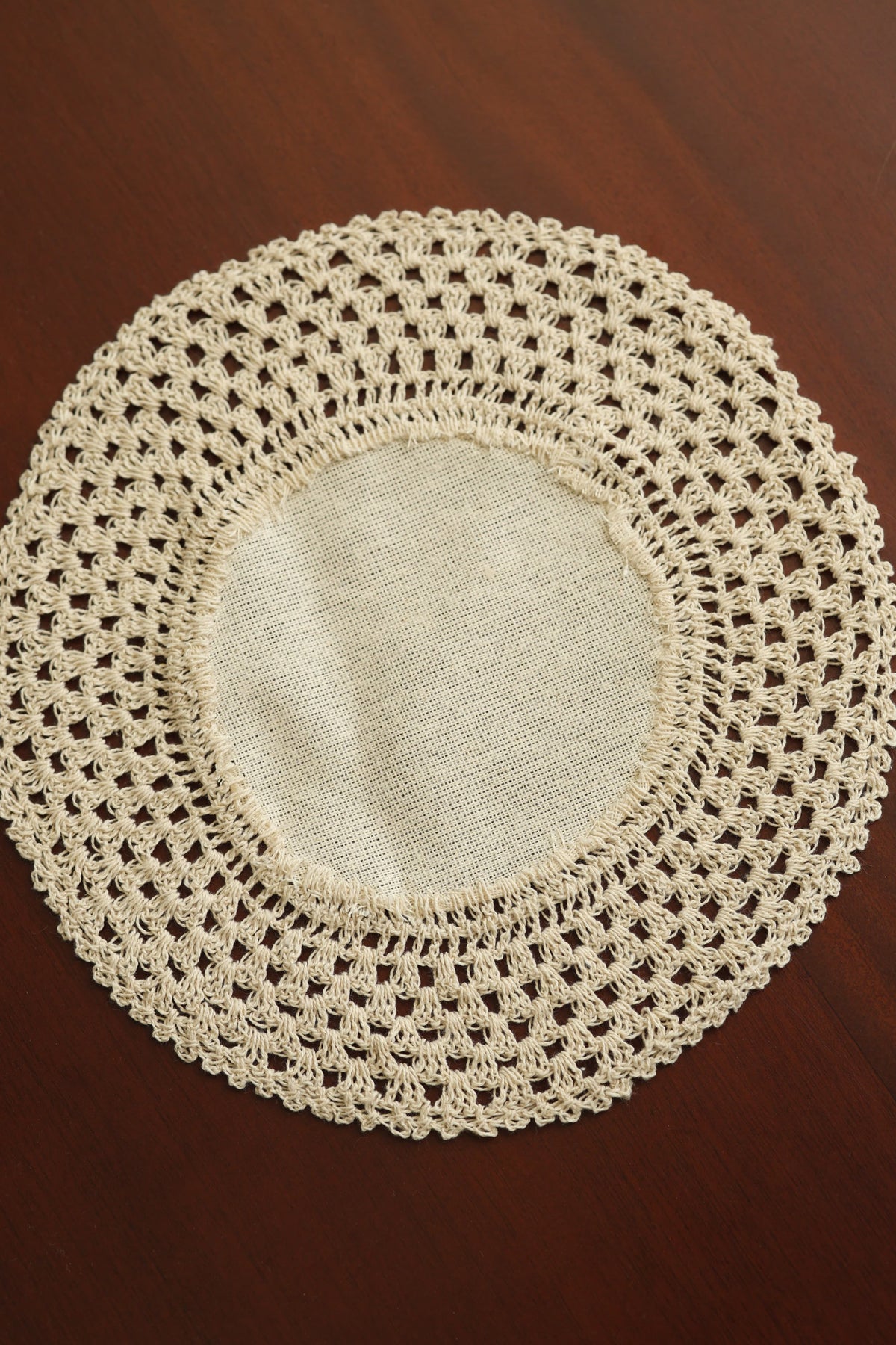 Coaster - crochet coaster 8 inches