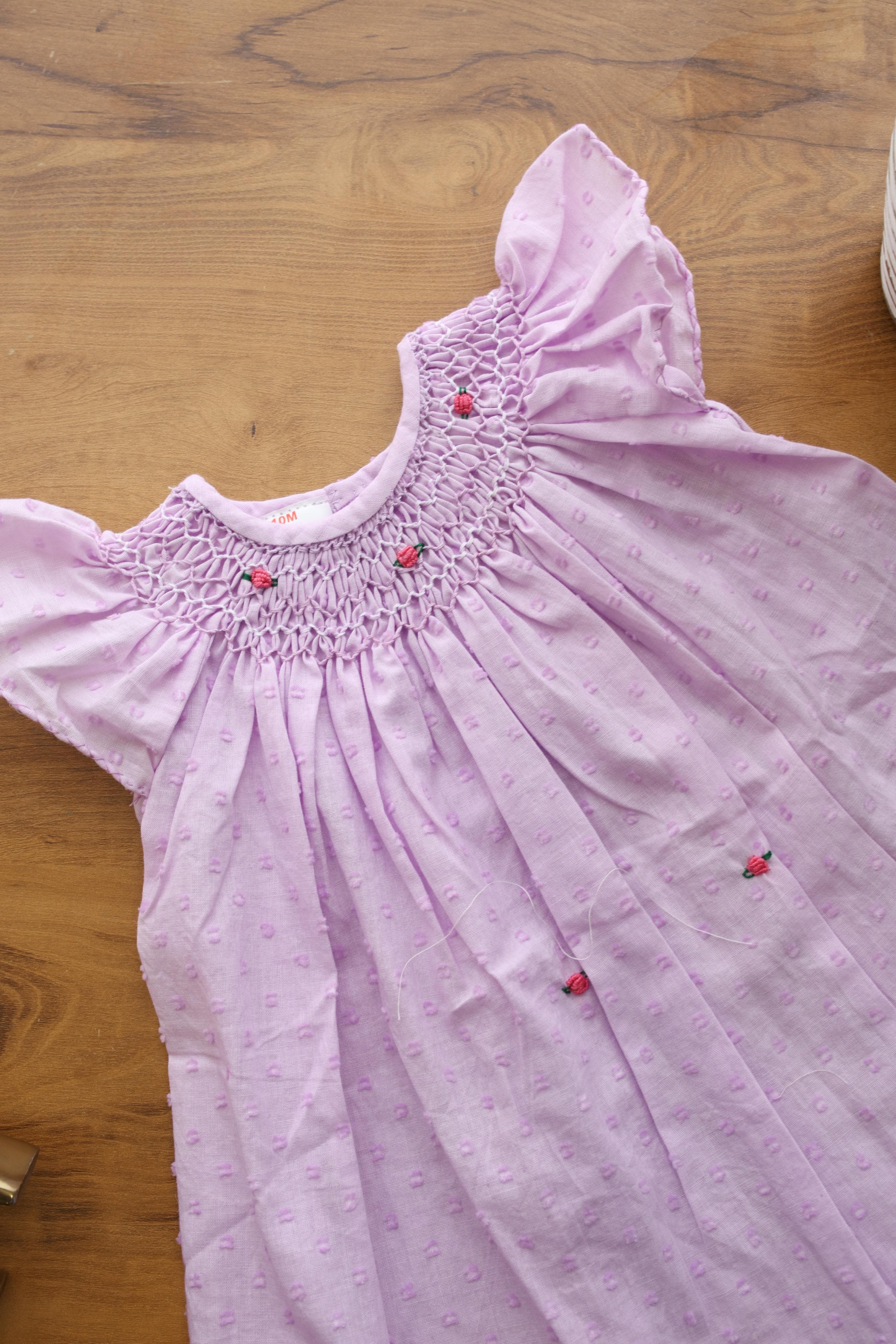 Kids dress - smocked 6-10 months