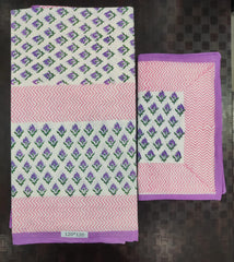 Bedsheets:Super king Handblock bedsheets