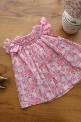 Kids dress - smocked 6-10 months