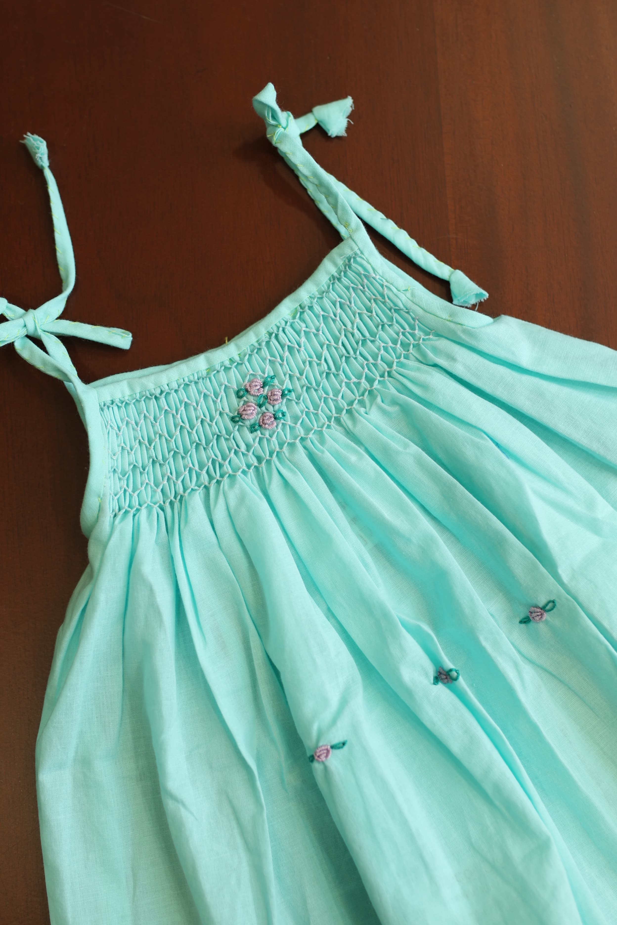Kids smocked dress 0-3 month