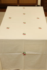 Table cloth - 6 seater cross stitch embroidery