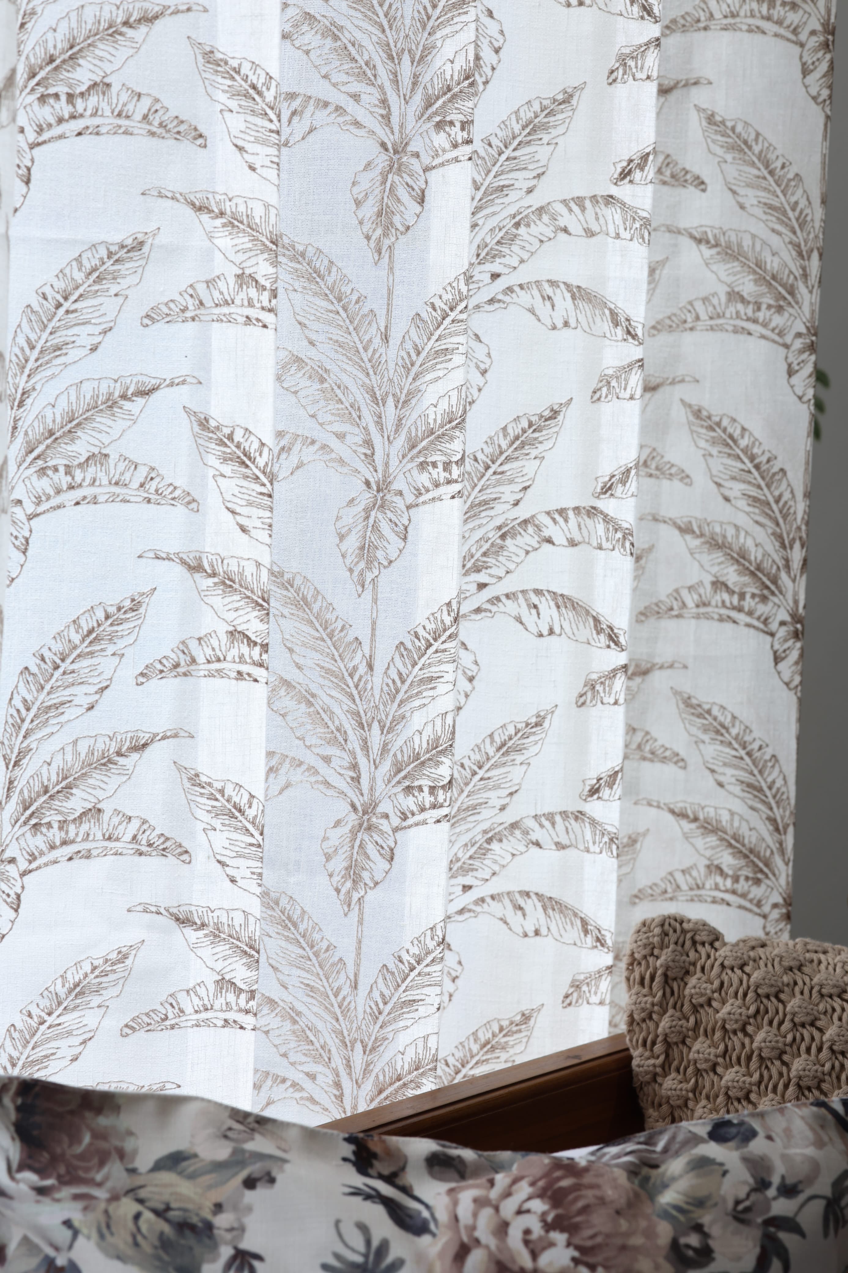 Premium Embroidery Sheer Curtain - Eleanor