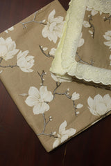Bedsheets - Queen soft cotton lace bedsheets flora & lace