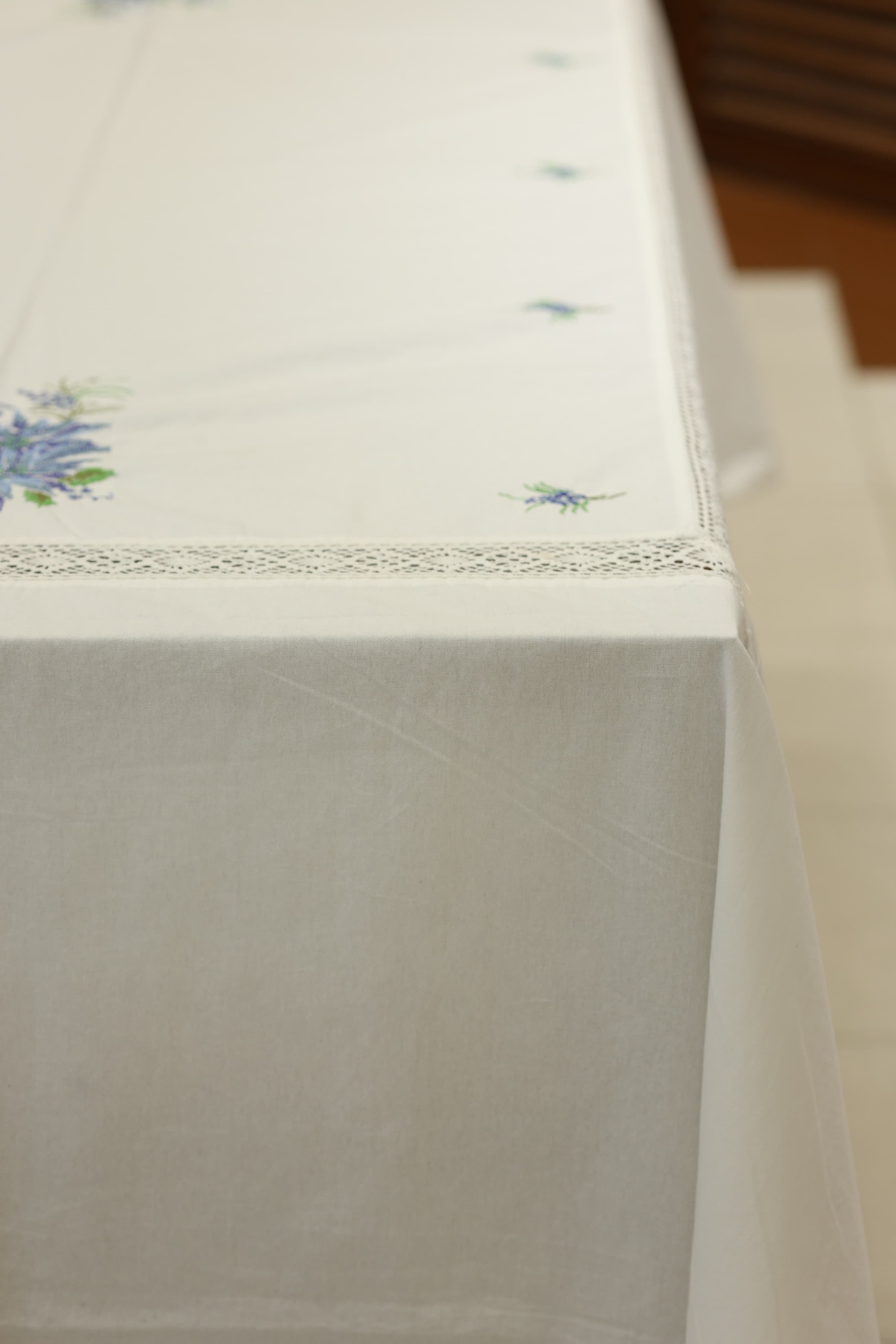 Table cloths - 8 seater cross stitch embroidery