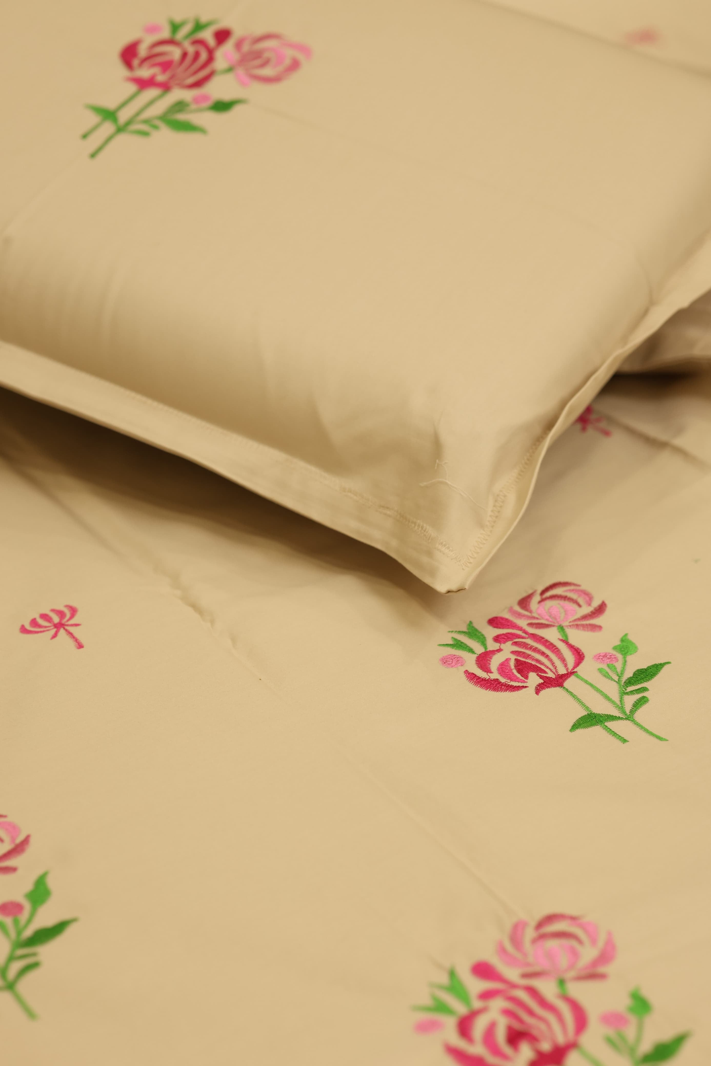 Bedsheets - King Premium Machine embroidery bedsheets MEK