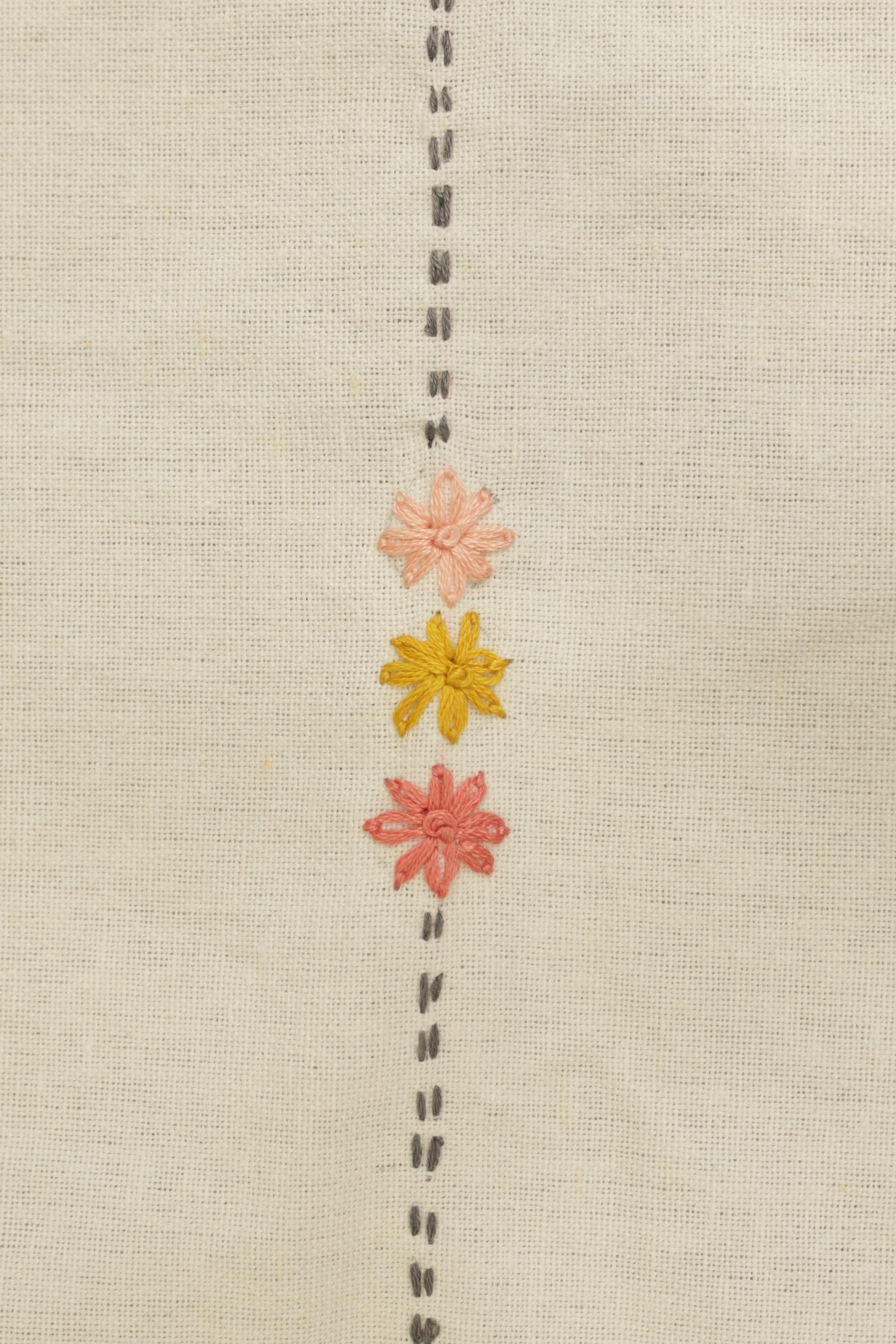 Table cloth embroidered -4 Seater