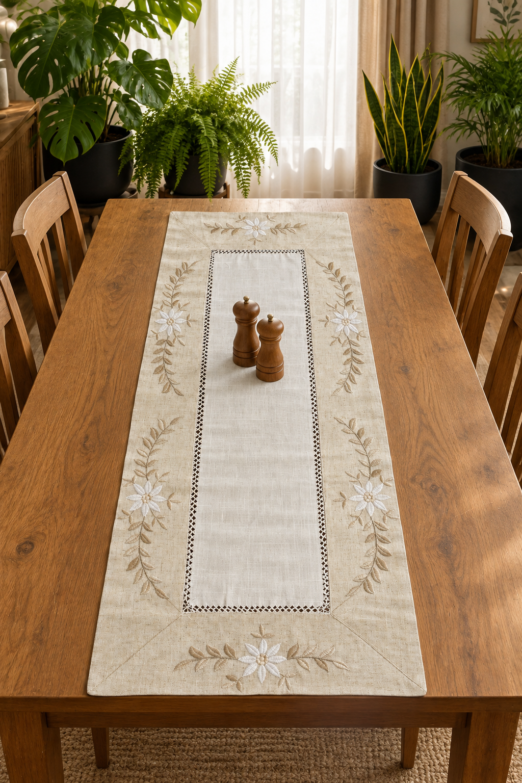 Table Runner - embroidery / Table centre vintage