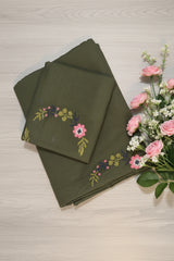 Bedsheets - Single Cross stitch embroidery bedsheets