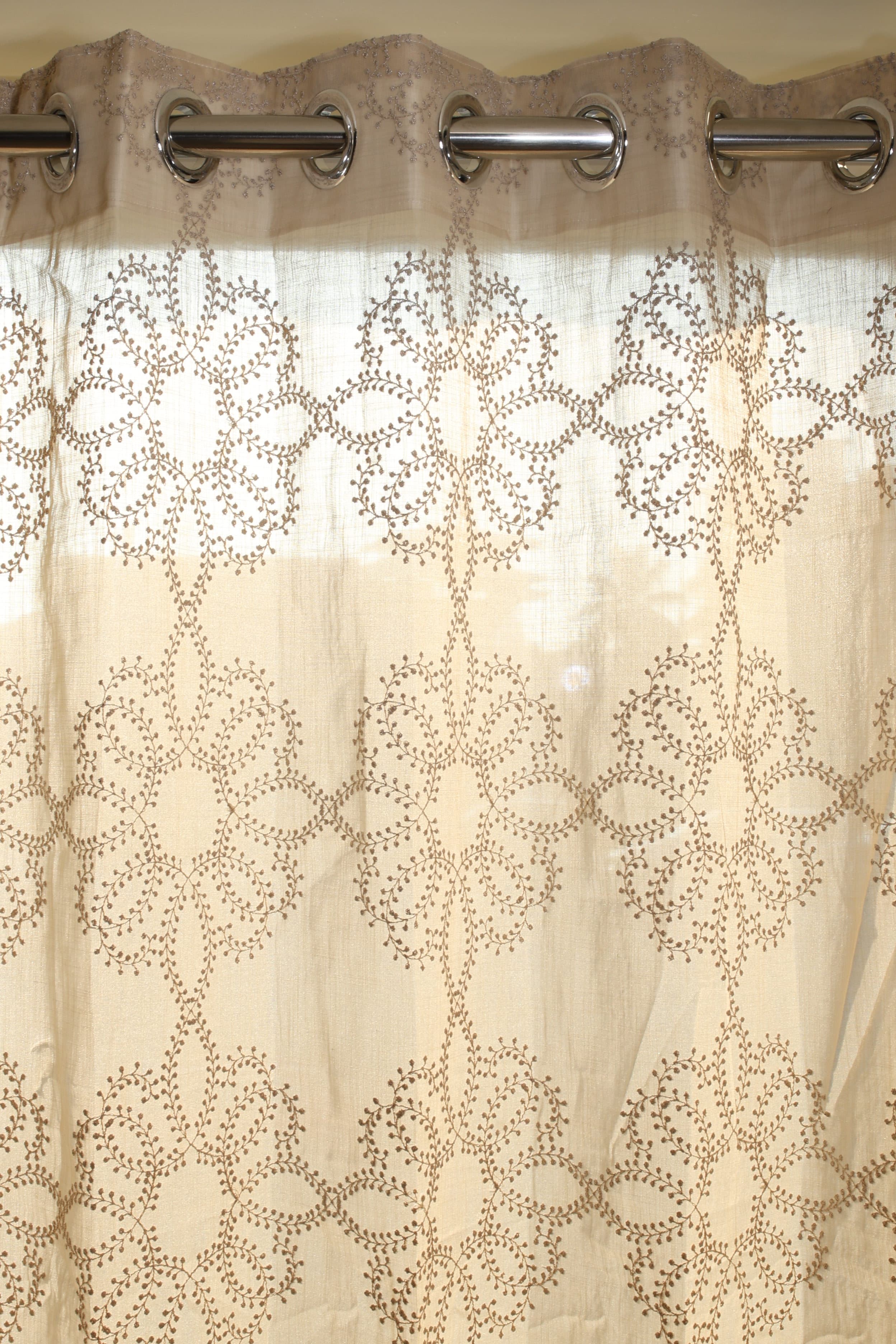 Curtains - Premium Embroidery sheer curtains tamhini prebooking zinnia