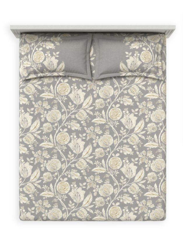 Bedsheets - Fitted Queen premium soft cotton bedsheet Digital print DD primary