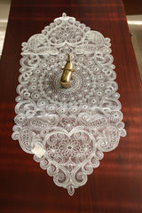 Table Runner - Net embroidery / Table centre
