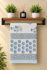 Towels - Waffle Handblock print Towel Set