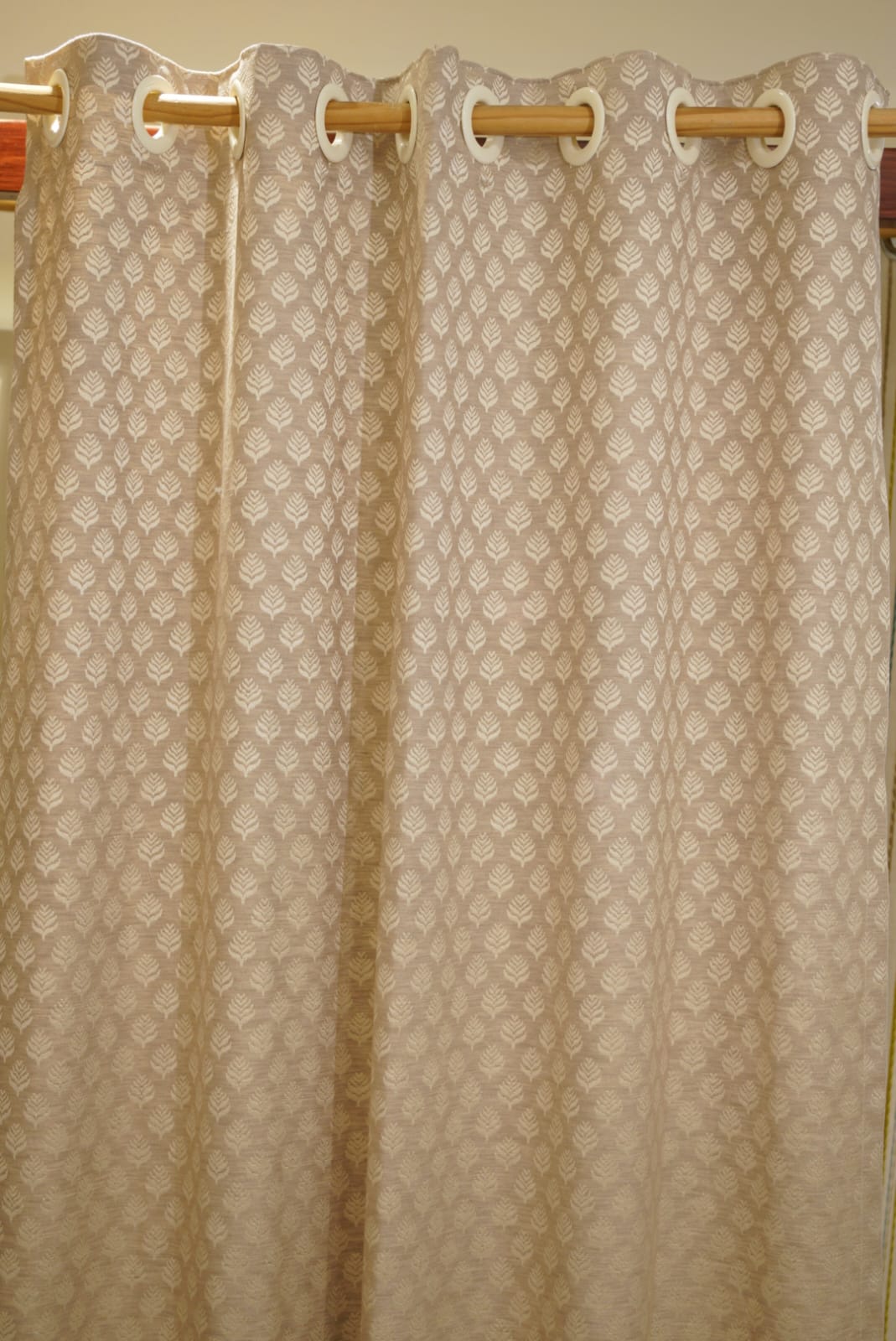 Curtains-Opaque self designer curtains