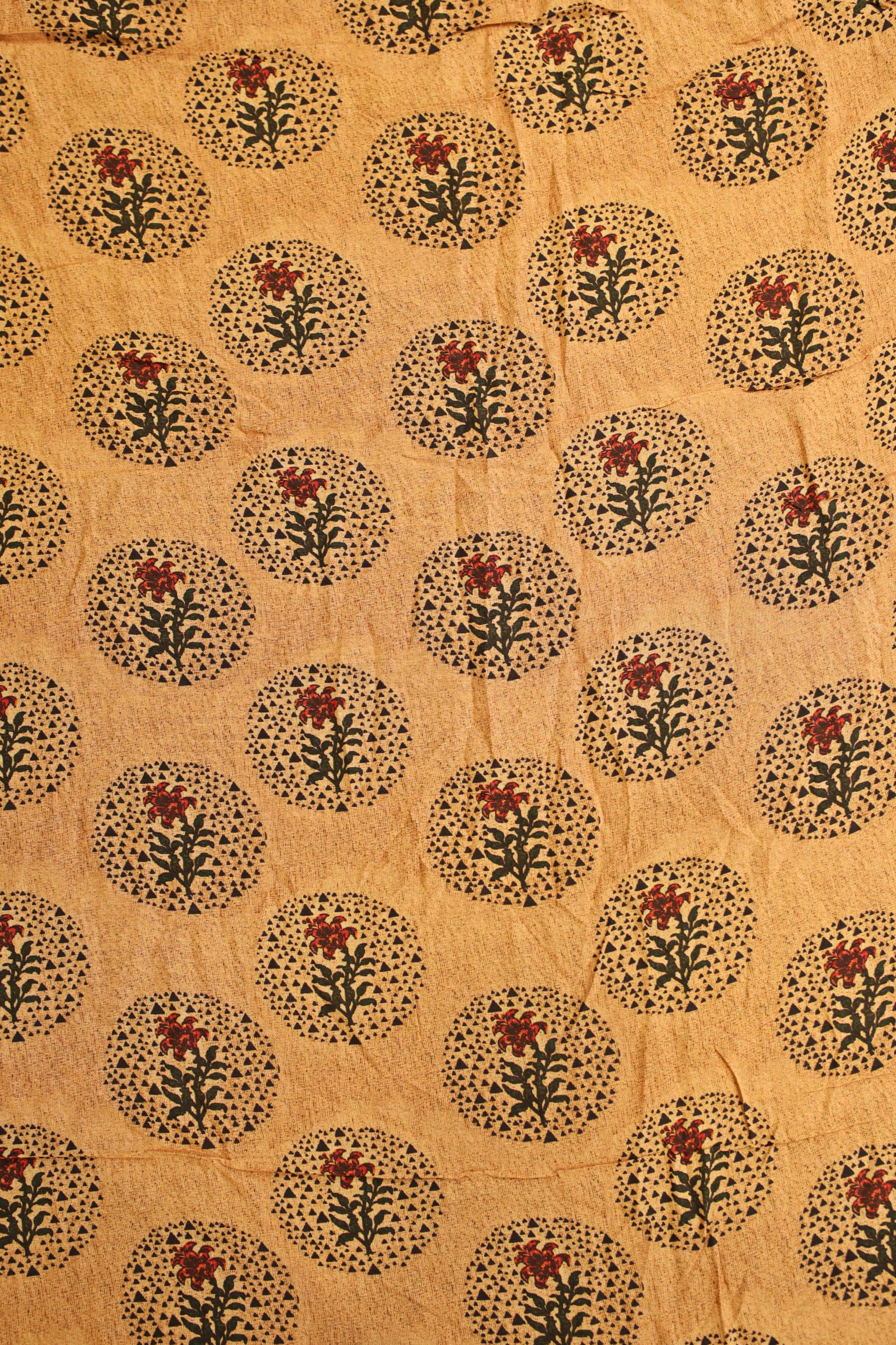Fabrics - Handblock kurti fabric offer sale