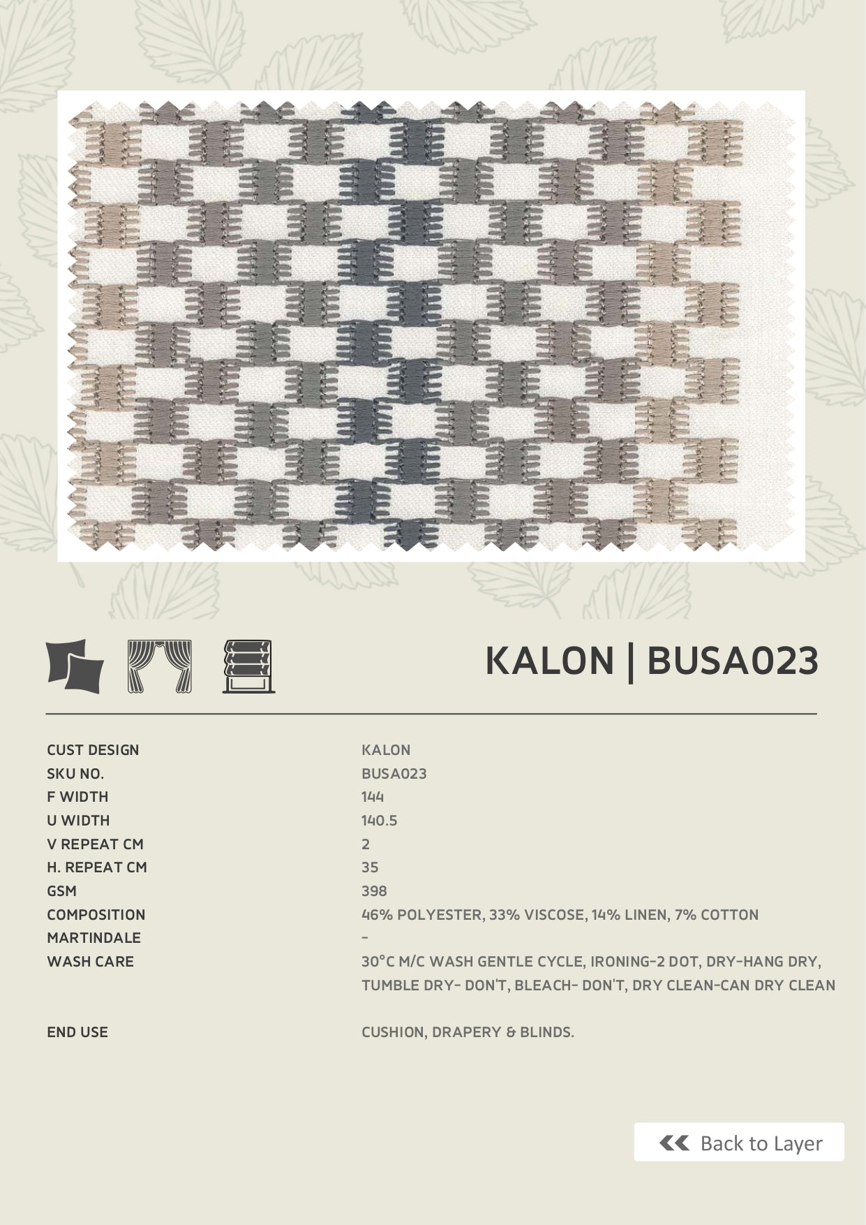 Fabric only-Premium embroidered curtains fabric only(Blinds, Curtains, Cushion covers)