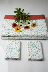 Bedsheets-Queen daily use border bedsheets