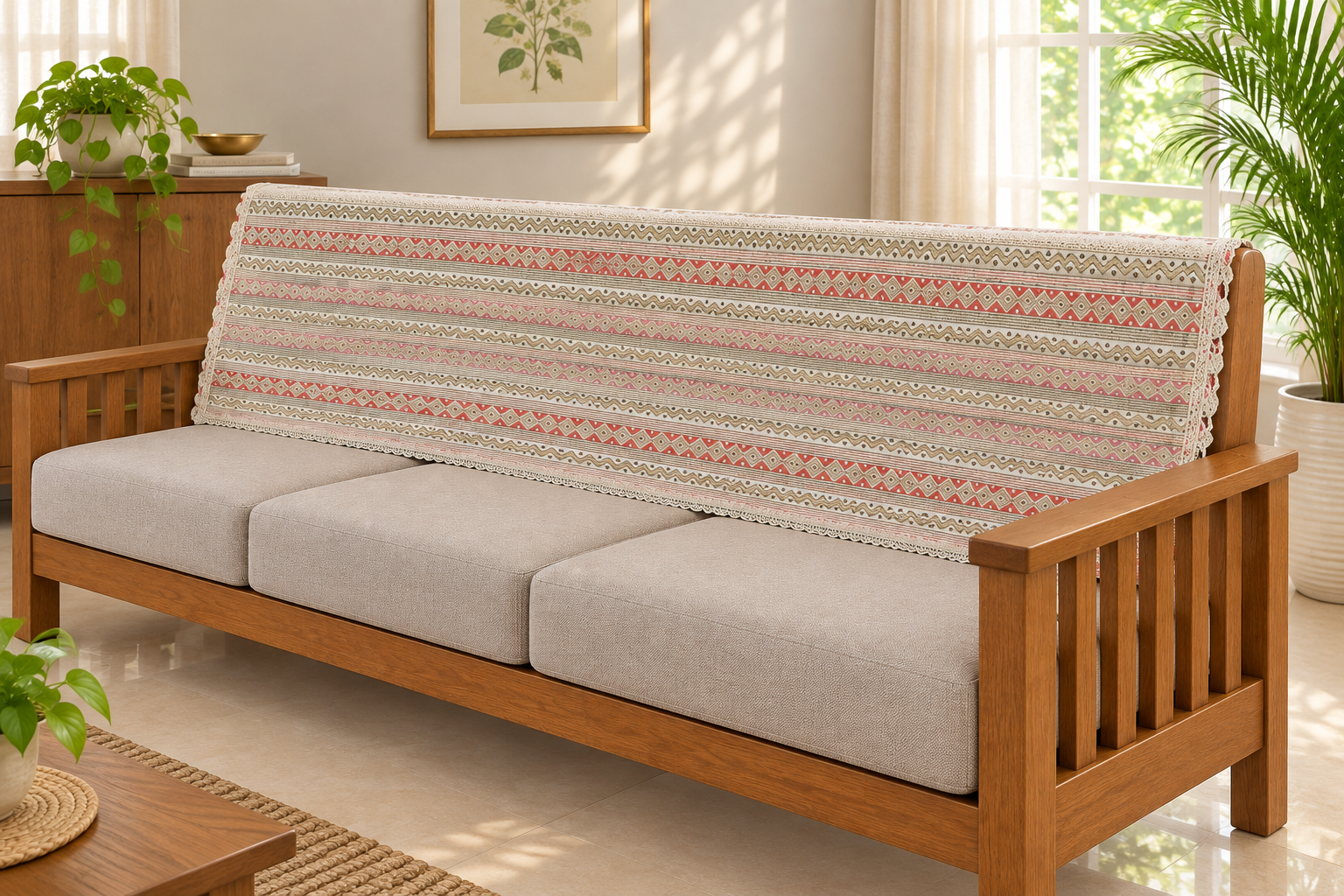 Premium designer Chair / sofa back - 3+1+1 set