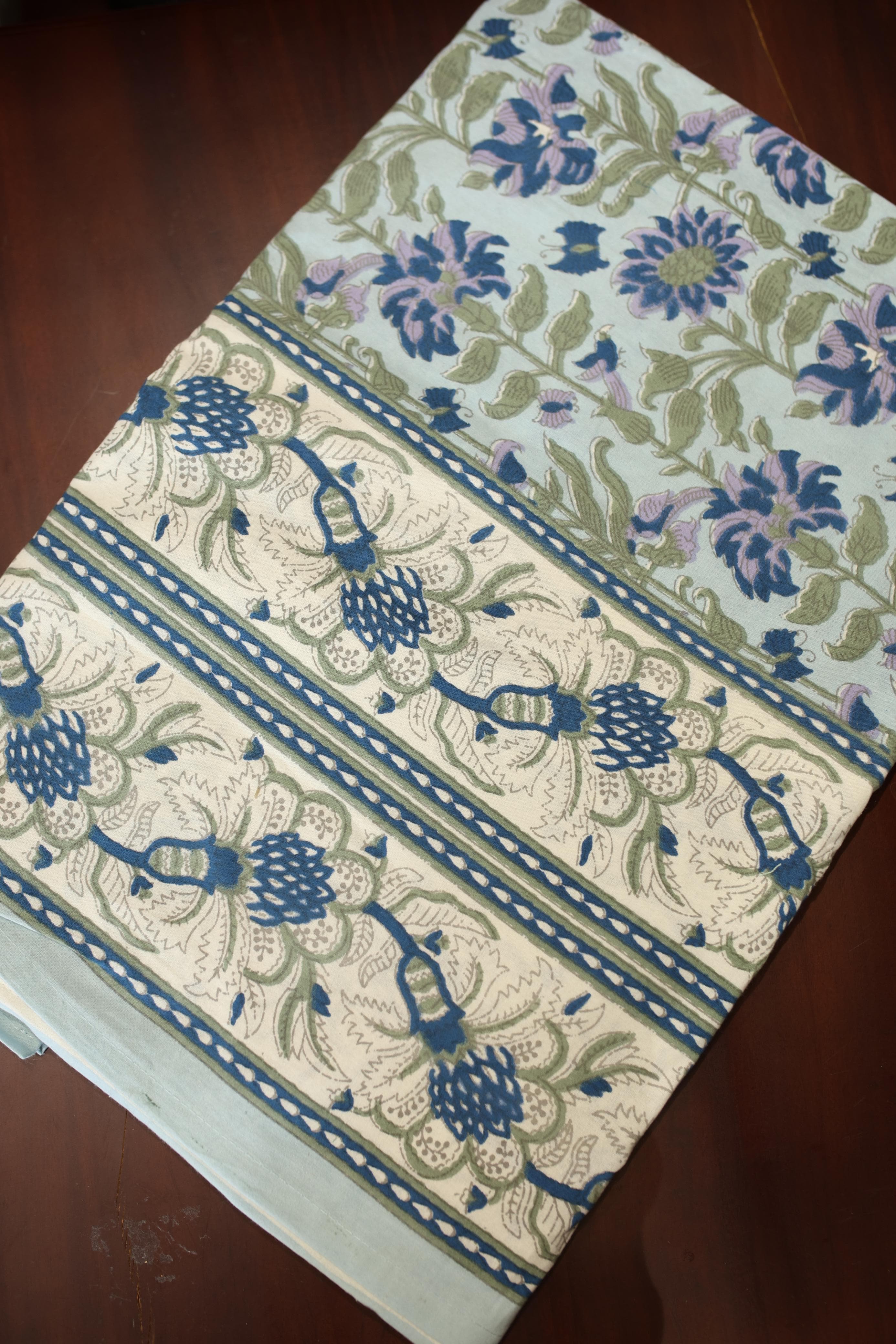 Bedsheets - Queen handblock printed bedsheets (san)