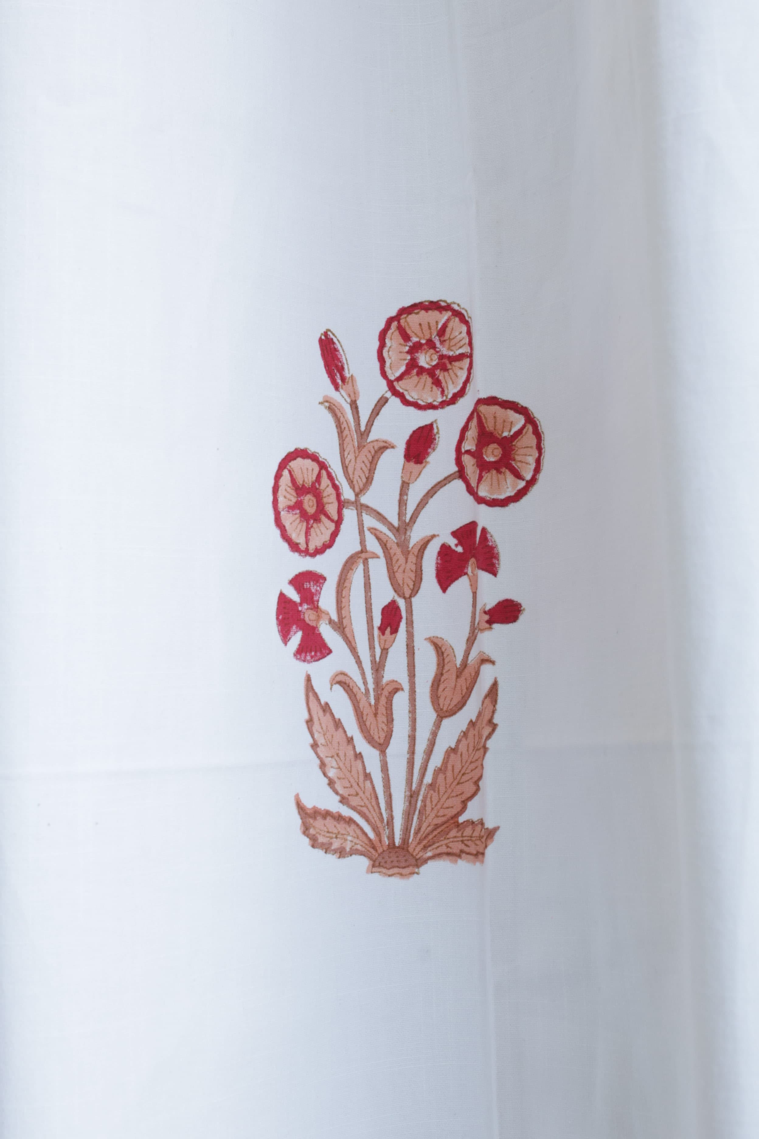 Curtains - Handblock printed curtains base