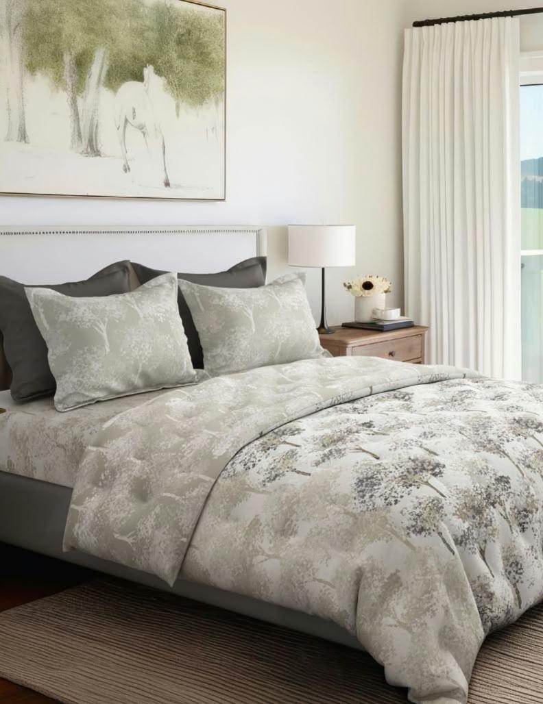 Bedsheets - Queen bedsheet set - premium soft cotton digital print Rhythm