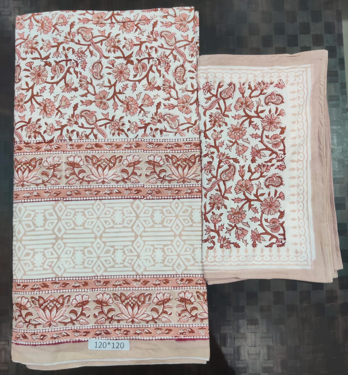 Bedsheets:Super king Handblock bedsheets