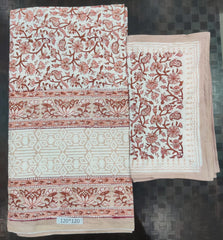 Bedsheets:Super king Handblock bedsheets