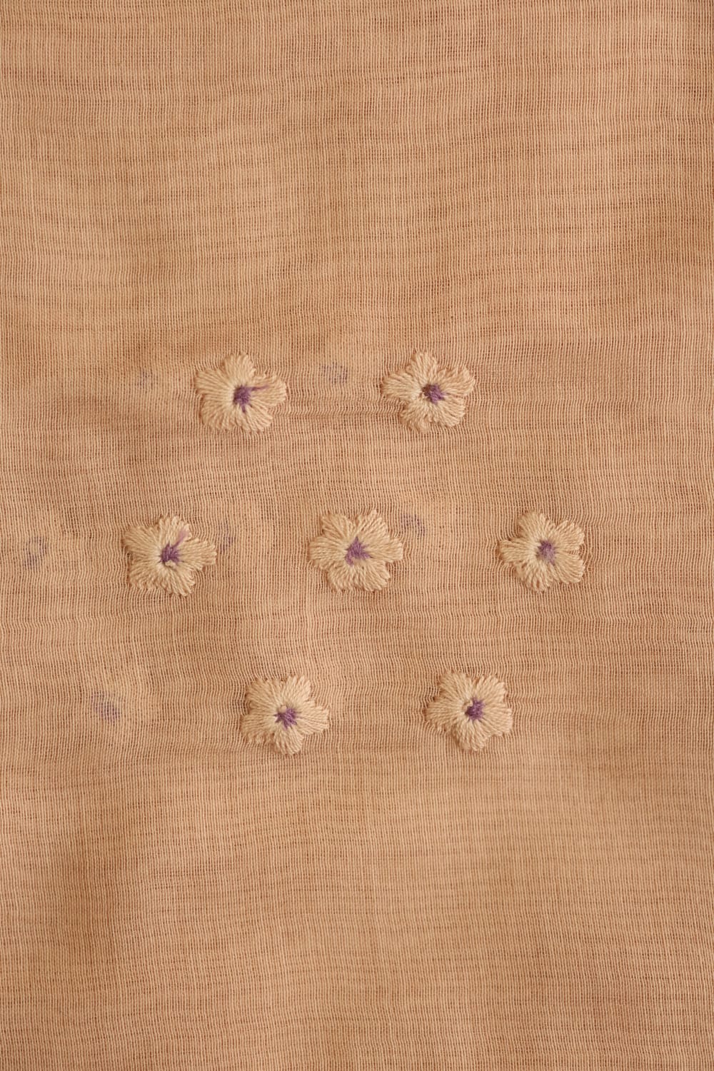 Fabrics - Chanderi embroidery kurti fabric