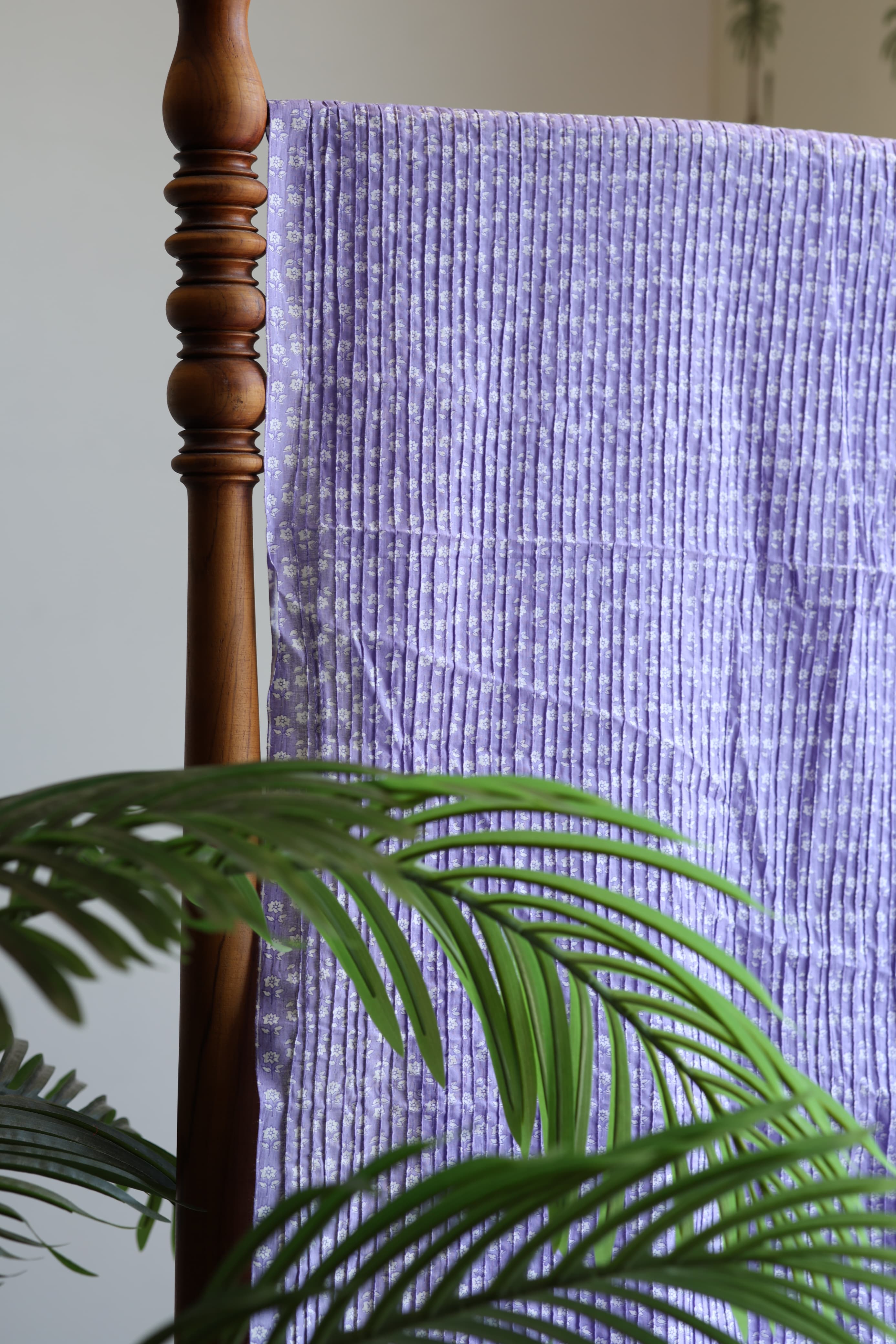 Fabrics - pintuck Handblock kurti cotton fabric Offer sale