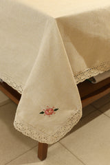 Table cloths - 8 seater embroidery