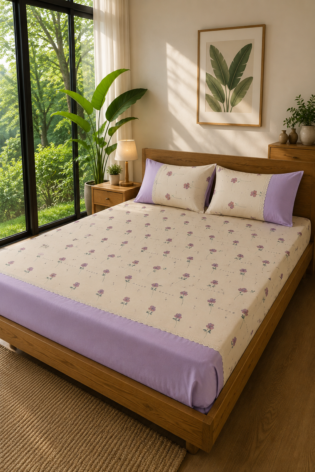 Bedsheets - Premium soft cotton digital print majestic bedsheets