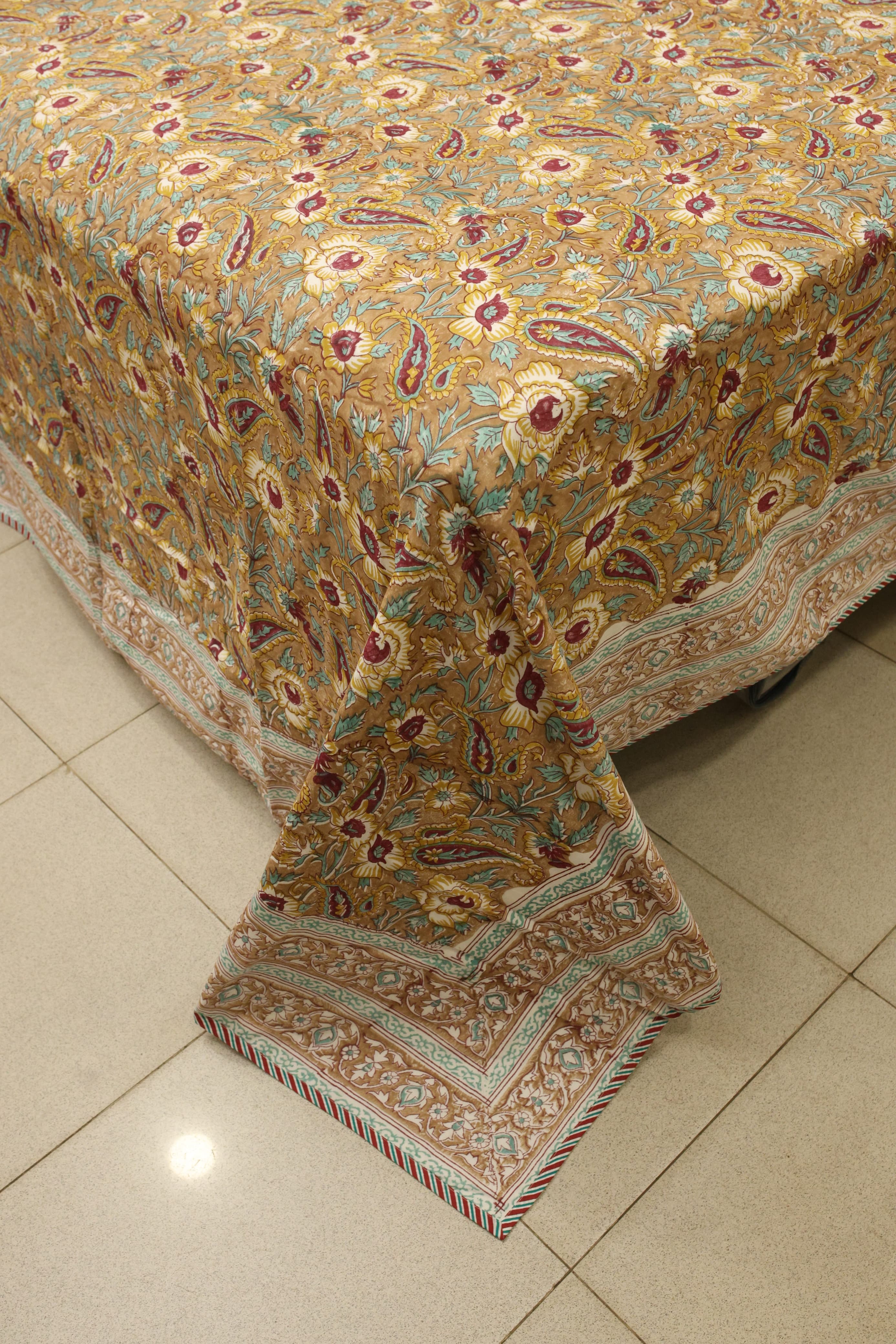 Double dohar / Blanket - Mughal handblock print
