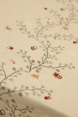Table cloth - 6 seater embroidery and printed