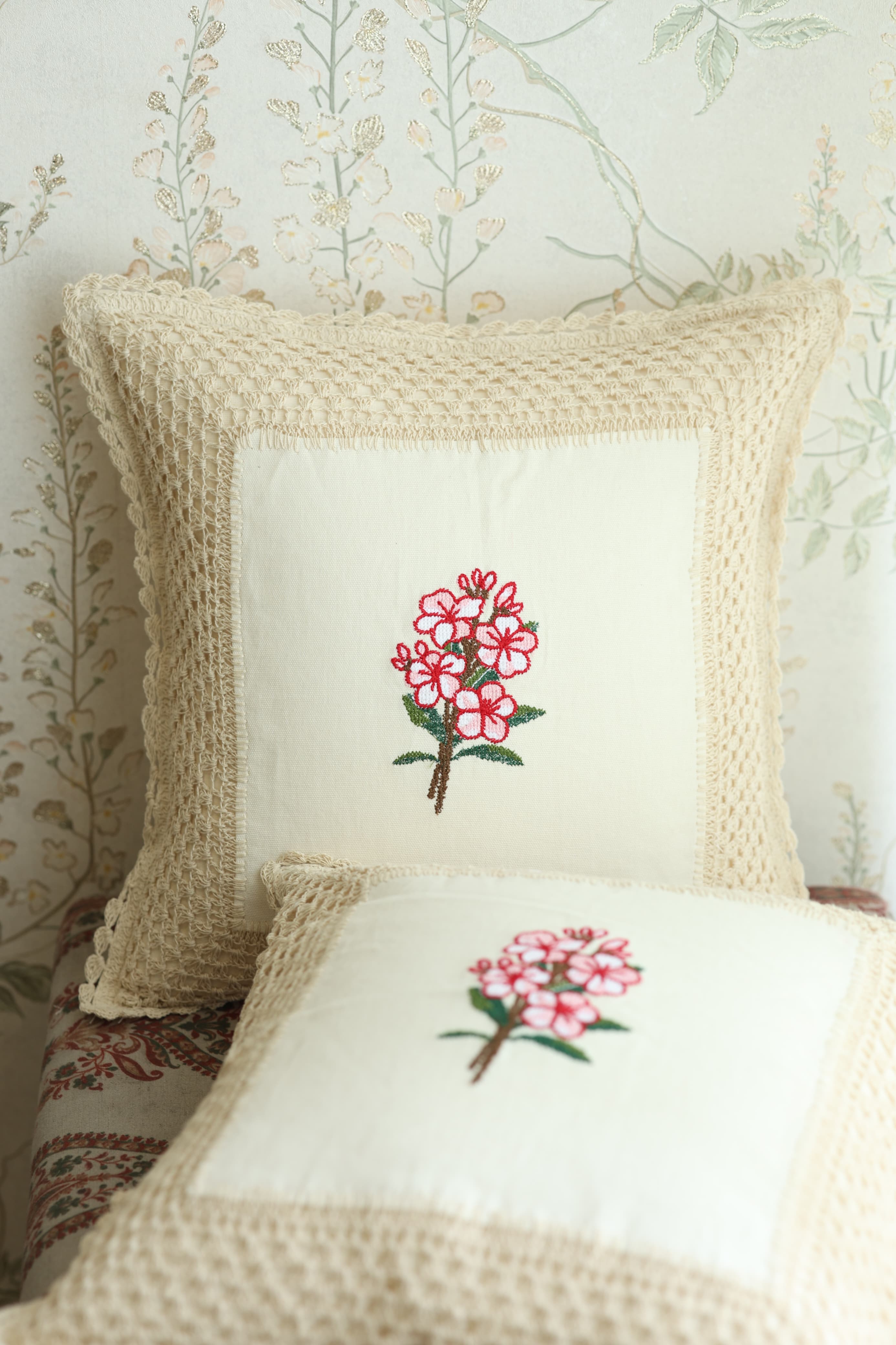 Cushion covers - crochet cushion covers