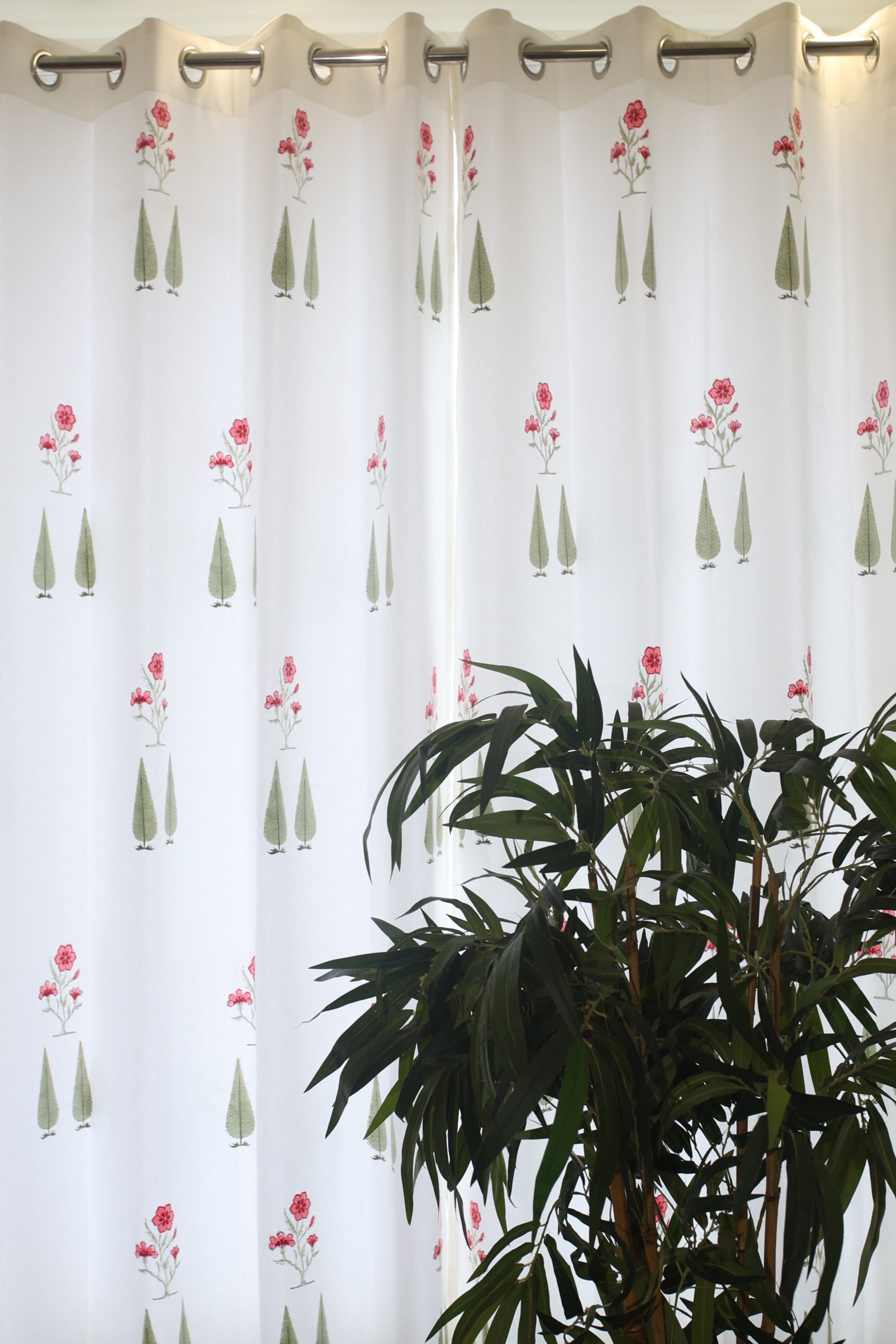Curtains - Handblock printed curtains