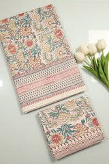Bedsheets - Queen Mugal premium handblock cotton bedsheets
