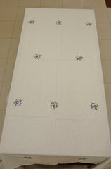 Table cloths-6 Seater cross stitch embroidered