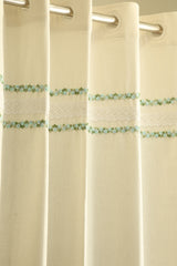 Embroidery Opaque Curtain Rainbow