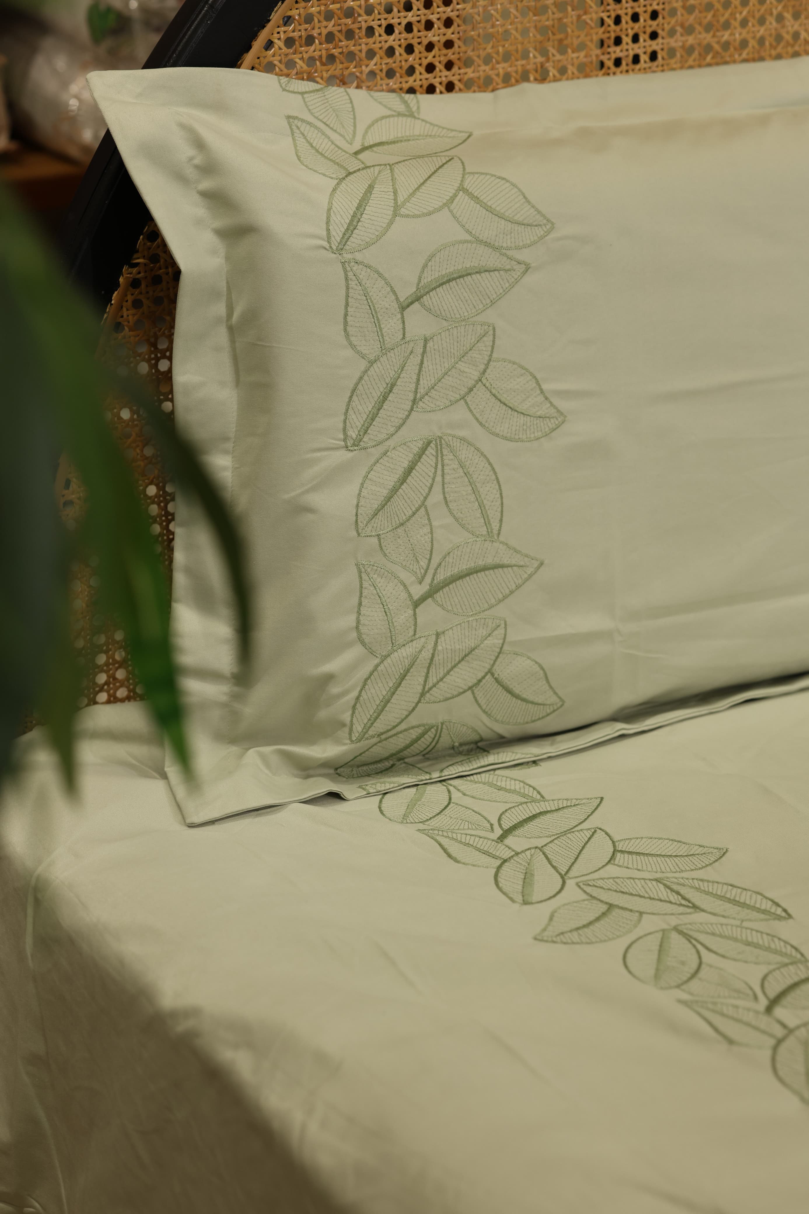 Elegant Embroidery Queen Bedsheet Set MEQ