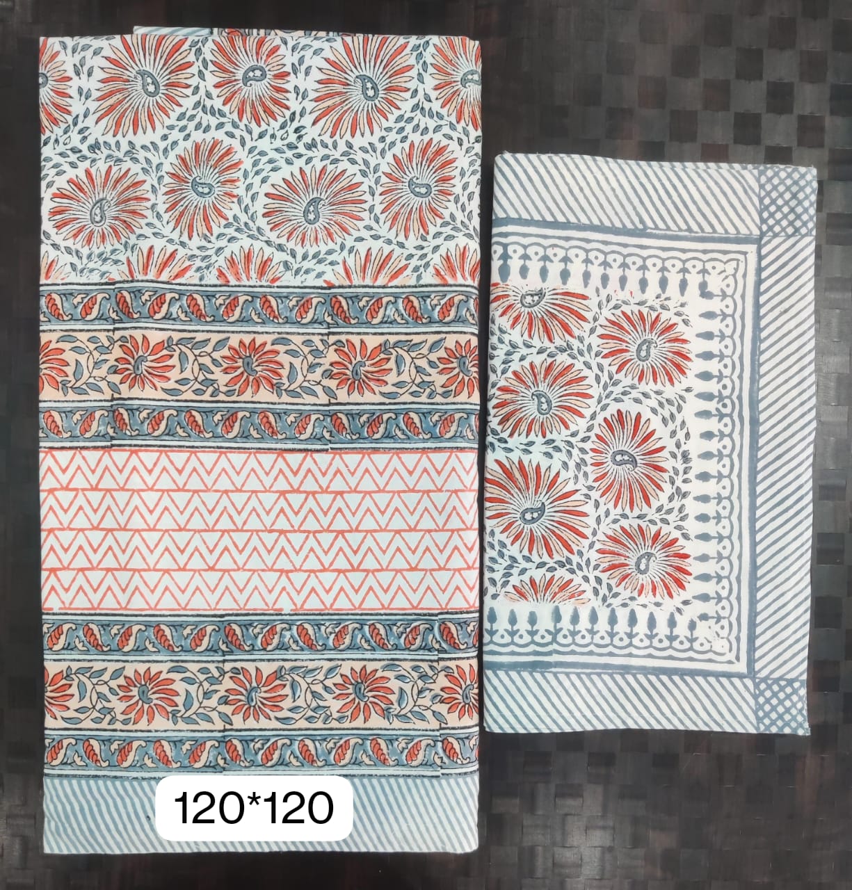 Bedsheets:Super king Handblock bedsheets