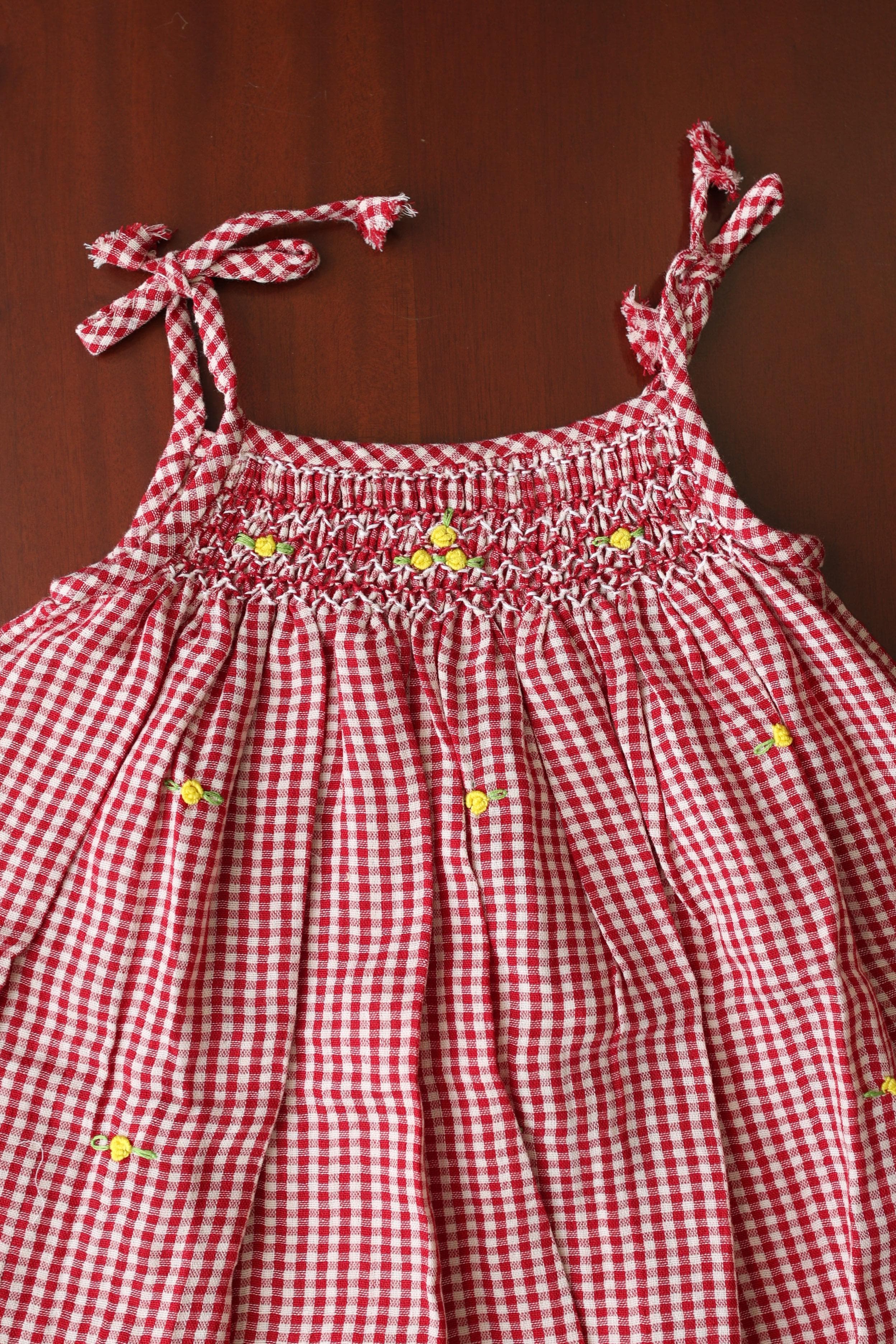 Kids smocked dress 3-6 month