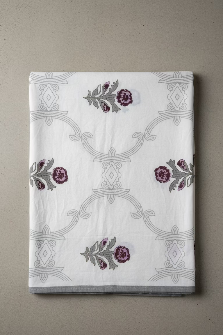 Bedsheets - Handblock queen rajwada print bedsheets