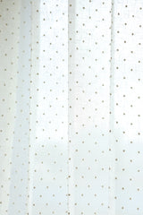 Curtains - Premium Embroidery sheer curtains meera ( off white base) prebooking