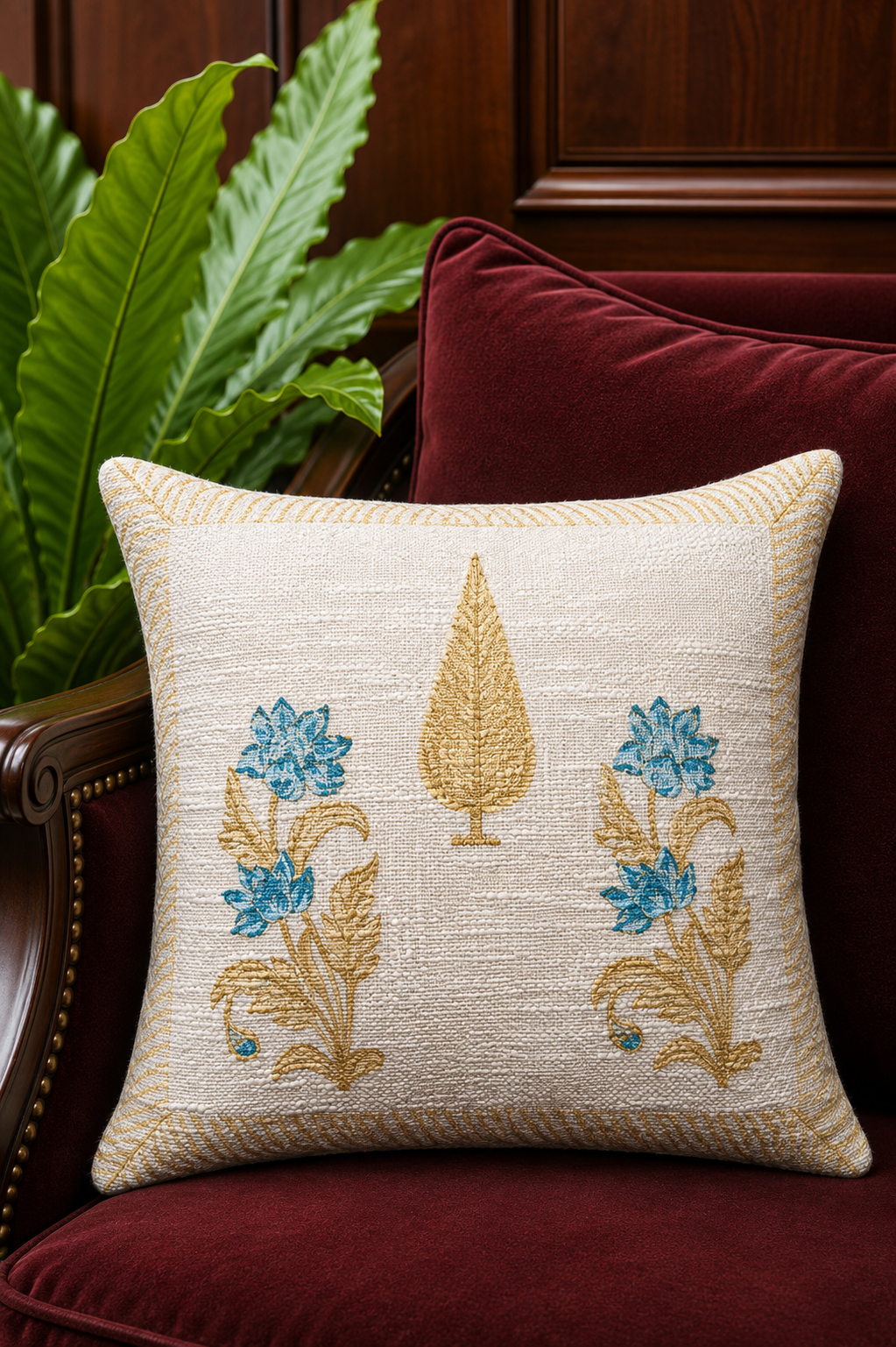 Cushion covers - jute cushion covers Size : 16*16 Inches