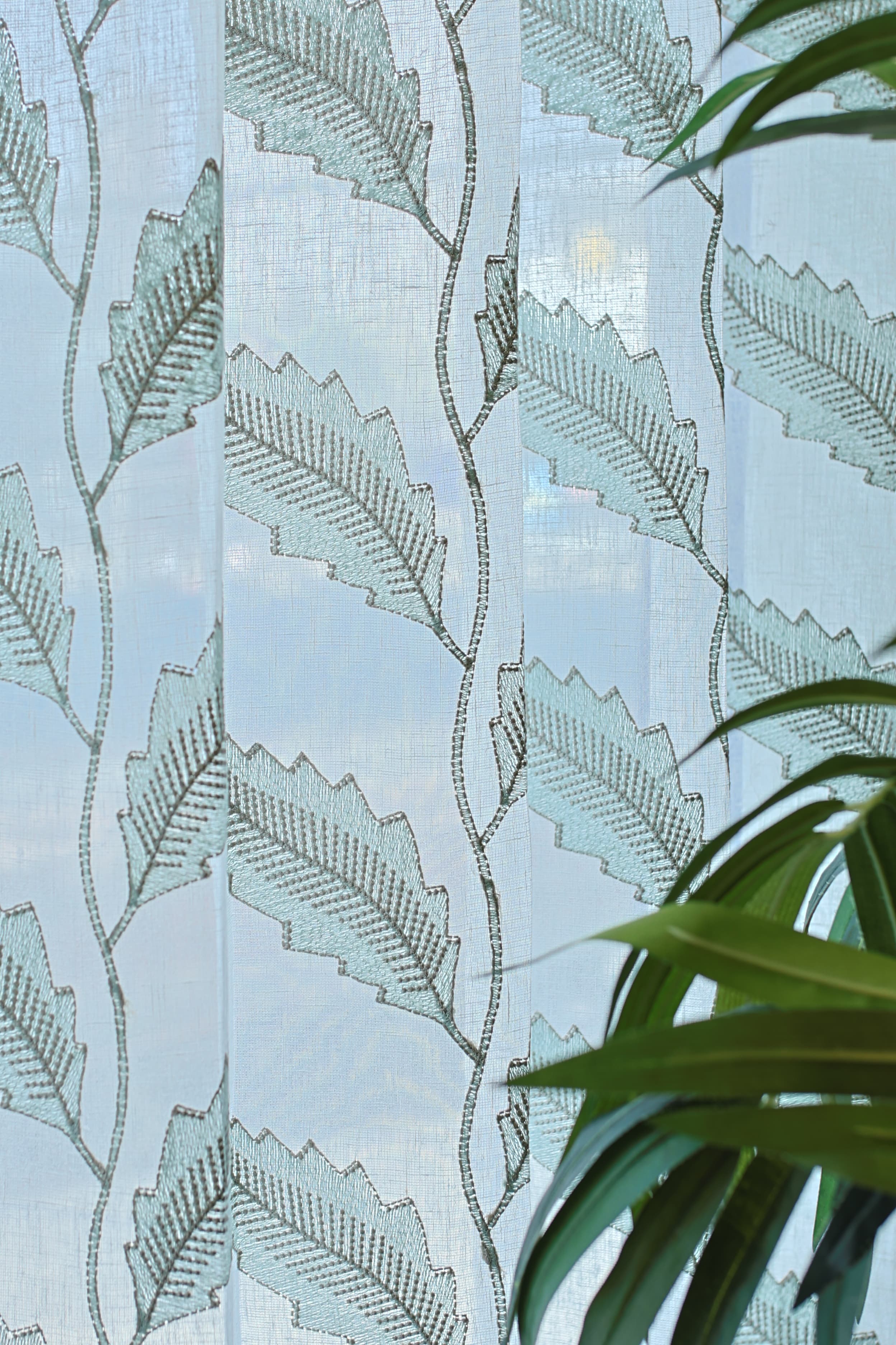 Curtains-Premium Embroidery sheer curtains zenit prebooking
