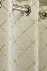 Curtains - Premium embroidery sheer curtains meraki