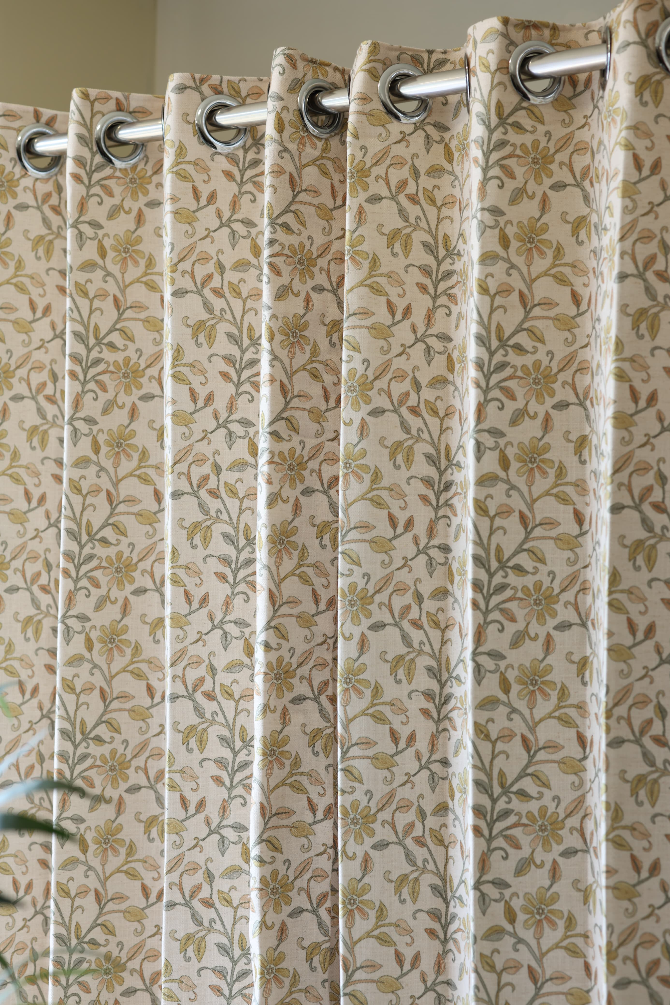 Curtains - Premium kantha print floral opaque curtains prebooking