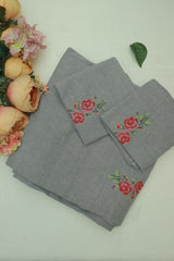 Bedsheets - King cross stitch embroidered bedsheets